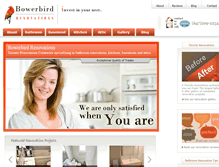 Tablet Screenshot of bowerbirdrenovations.com